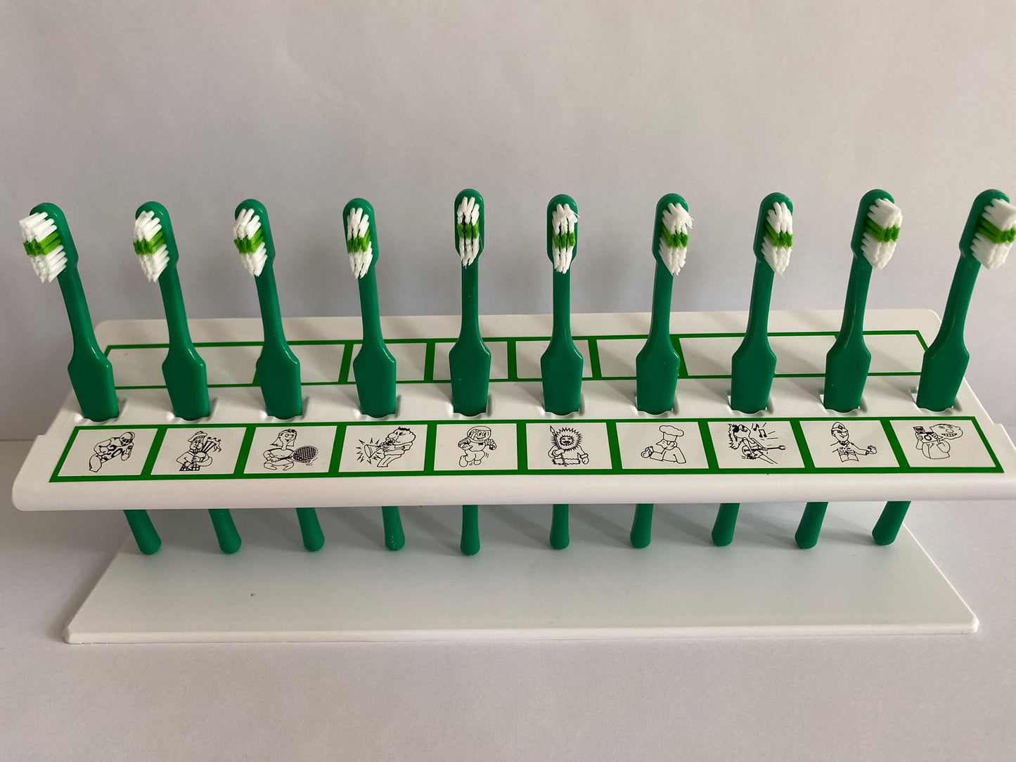 Toothbrush Rack with People symbols